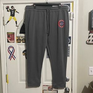 Buffalo Bills Charcoal Joggers. NWOT